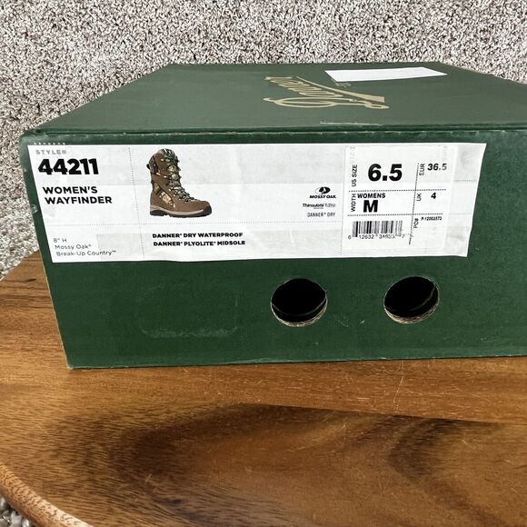 Danner Wayfinder 8” Women's Size 6.5 Mossy Oak Camo Insulated Hunting Boots - Picture 11 of 12
